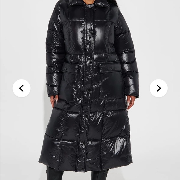 Fashion Nova Jackets & Blazers - Fashion Nova Black Puffer Coat